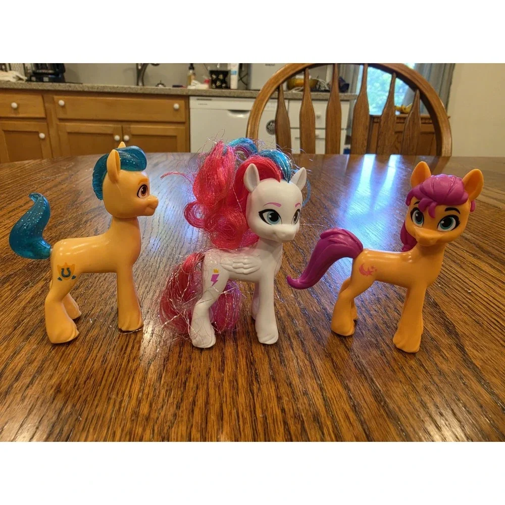 My Little Pony A New Generation Movie Friends 3-Inch Pony Toy Lot Of 3